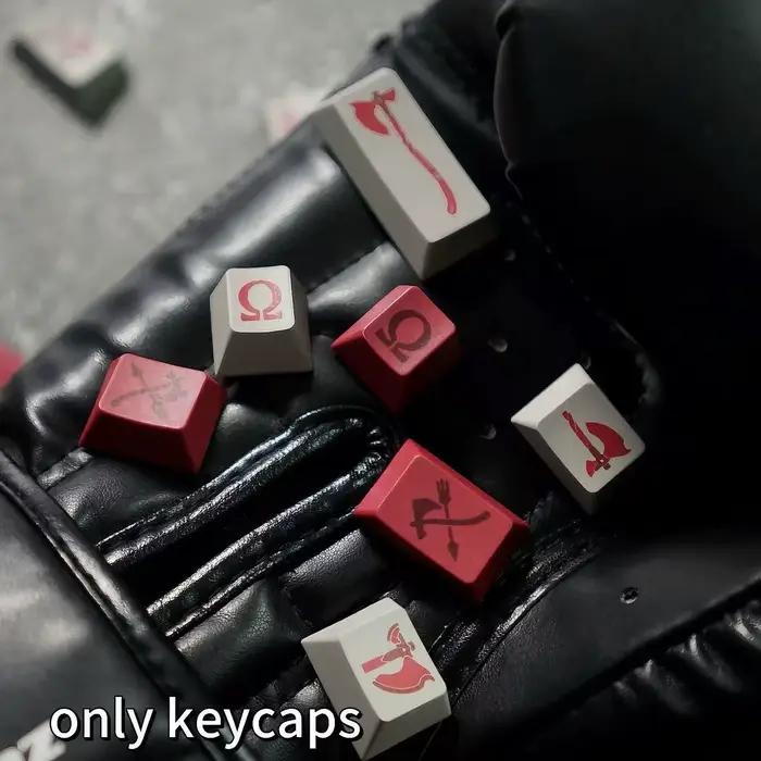 God of War ThemePBTCapuchons de touches de clavier mécanique originaux à profil haut