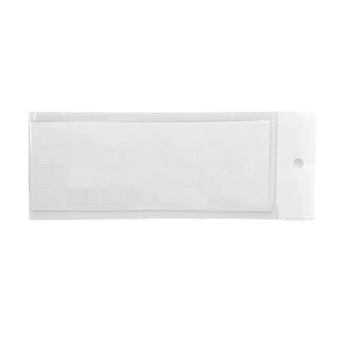Autocollants clairs 6 couleurs seulement peaux de lettres de clavier transparentes en langue coréenne