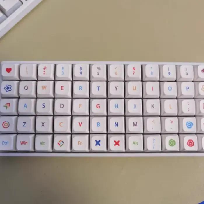 Planck 50 clavier tri-mode disposition compacte personnalisé échange à chaud 2.4G sans fil VIA 50%