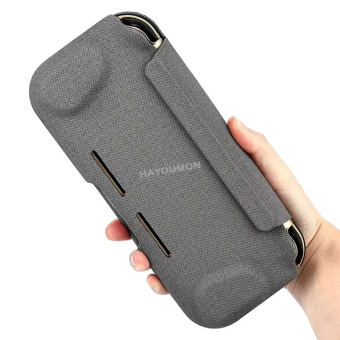 Étui de protection pour Switch Lite avec coque avant magnétiquement détachable pour accessoires de jeu
