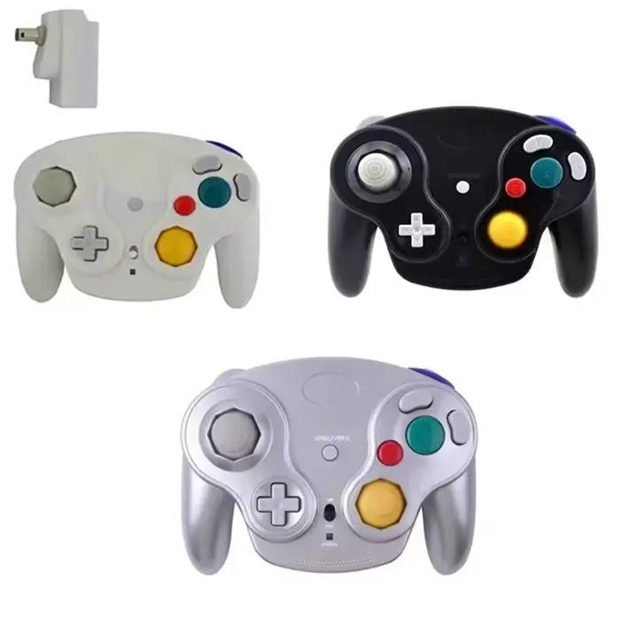 Contrôleur sans fil GameCubes NGC avec adaptateur 2.4GHz pour console de jeu manette de jeu Nintendo Blanc Bleu Orange Rouge Gris occasions spéciales gaming