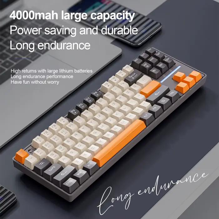 SMAILWOLF MK87 clavier mécanique sans fil Bluetooth jeu de sports électroniques