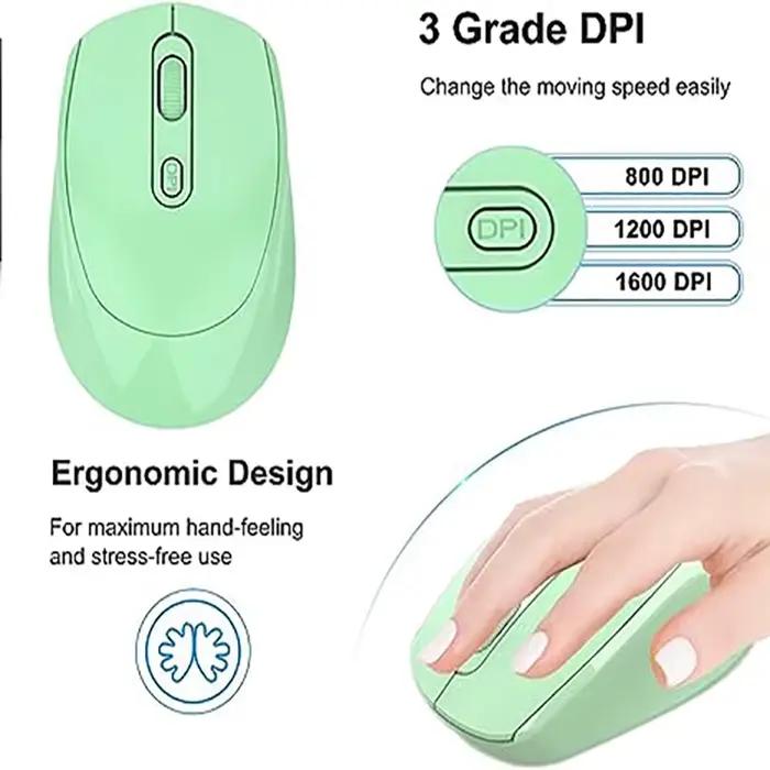 Souris sans fil, souris optique ergonomique 2.4G