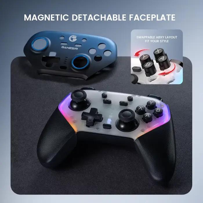 Manette sans fil Gamesir Super Nova T4N Nova Pro Bluetooth Joystick Effet Hall pour PC Nintendo Switch Android iOS Occasions Spéciales Polyvalente