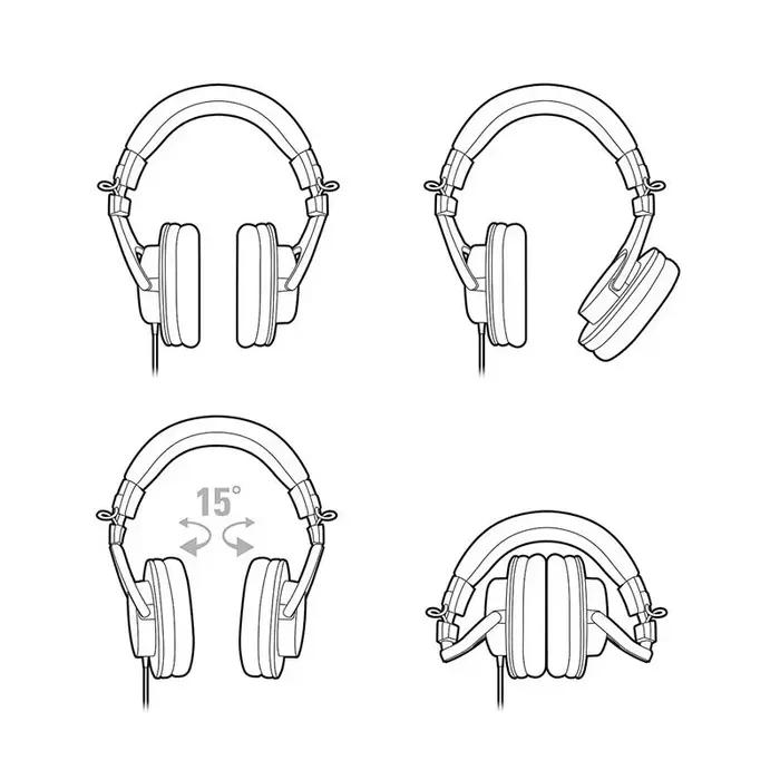 Casque audio professionnel Audio Technica ATH M30x