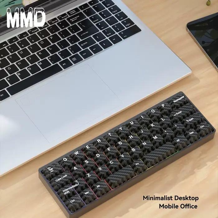 MMD KM40 clavier mécanique sans fil Tri-mode joint torique échangeable à chaud concepteur personnalisé 40% aluminium