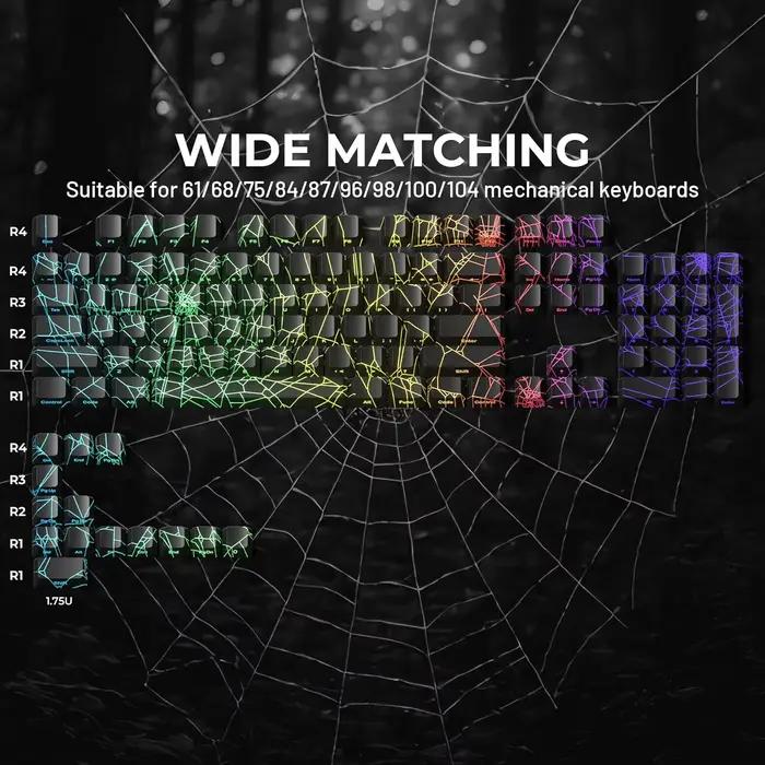 Capuchons de clavier à 131 touches