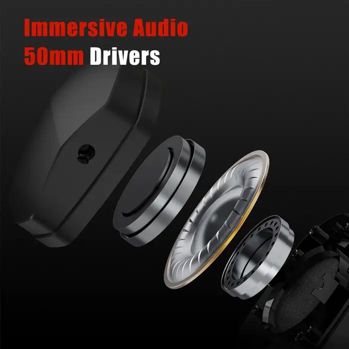 Casque de jeu sans fil NUBWO G06 avec microphone pour PS5