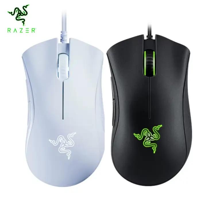 Souris de jeu Razer DeathAdder Essential filaire pour ordinateur portable ergonomique 6400DPI pour amateurs de jeux occasions spéciales