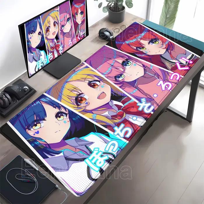 Bocchi The Rock tapis de souris grand jeu jeu en caoutchouc ordinateur HD impression