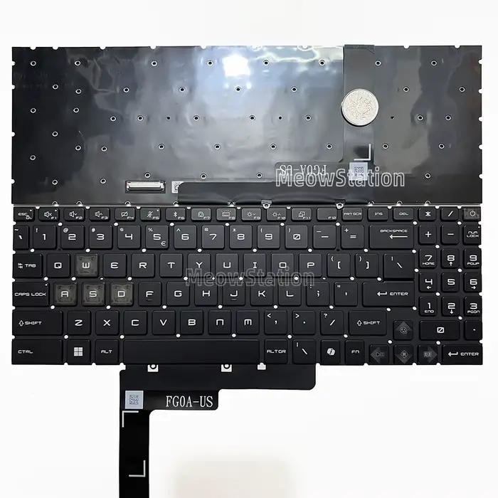 Clavier rétroéclairé RGB US/russe