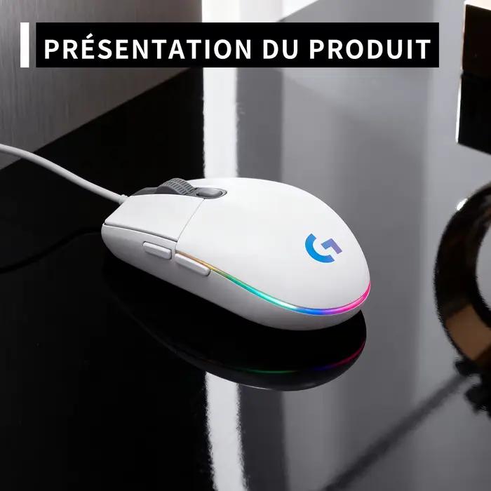 Souris de jeu sans fil Logitech G102/G203