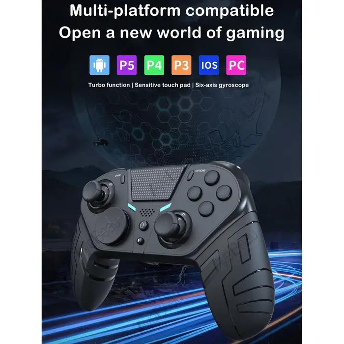 Contrôleur USB filaire sans fil Bluetooth pour Playstation PS 4 3 PS4 PS3 Android Mobile PC contrôle manette Joystick cellule jeu Pad