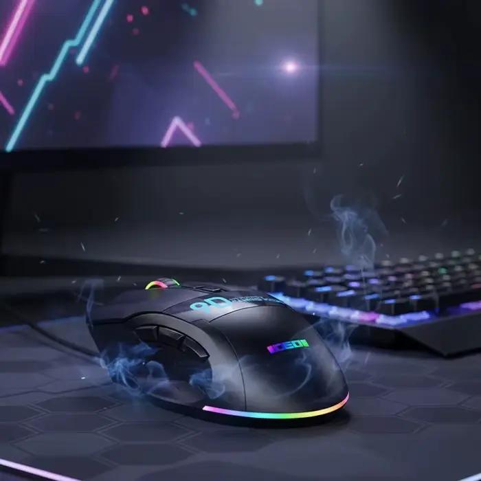 Souris de jeu filaire programmable