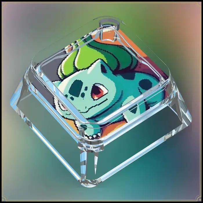 Nouvelles touches de clavier mécanique DIY PTCG Charmander Gengar Pixels