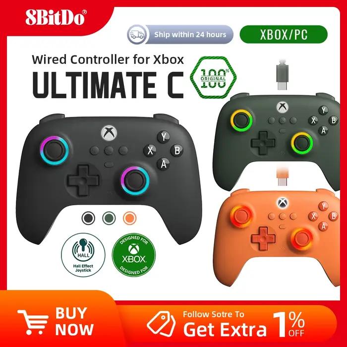 Contrôleur de jeu filaire 8BitDo Ultimate C pour Xbox