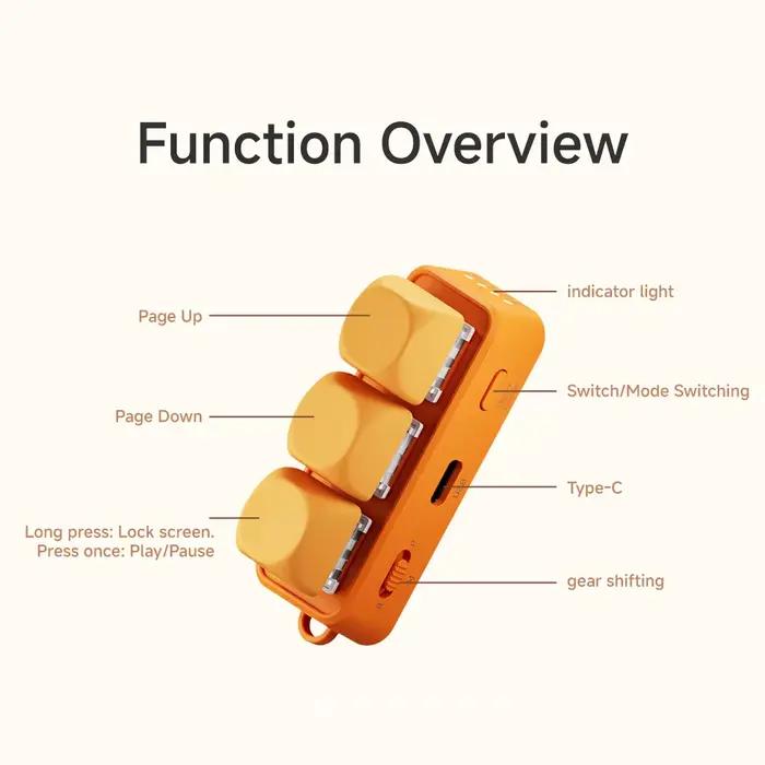 Télécommande Bluetooth multifonctionnelle pour clavier