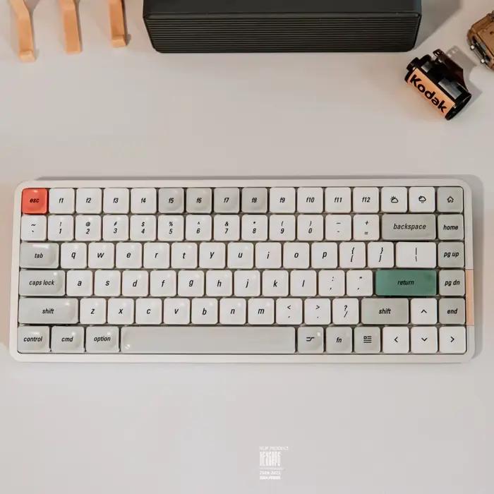 Capuchons de clavier personnalisables PBT profil bas pour bureau et jeu style rétro clavier mécanique original