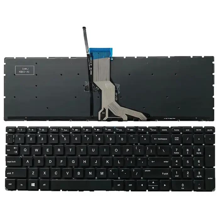 Clavier d'ordinateur portable américain pour Hp Pavilion 15-ab 15-ak 15-bc 15-AU 15-AW Q159 C122 Q172 Q173 Q174 I125 Q162