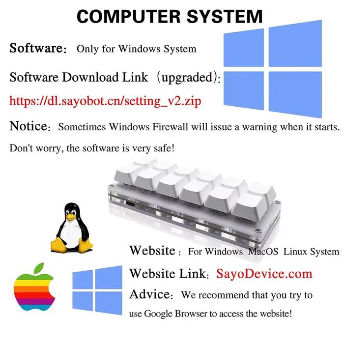 Mini clavier de jeu mécanique 12 touches, programmable et échangeable à chaud pour ordinateur de bureau et portable, compatible avec Windows, Linux, MacOS, Android et Raspberry Pi