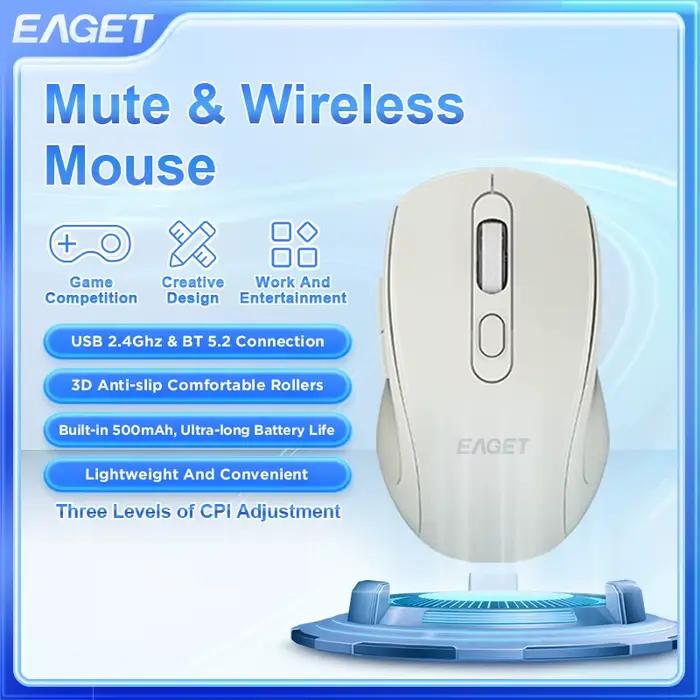 Eaget-Souris sans fil Bluetooth 5.2