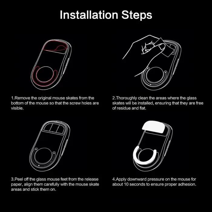 BTL souris pieds patins pour Finalmouse ULX S M L