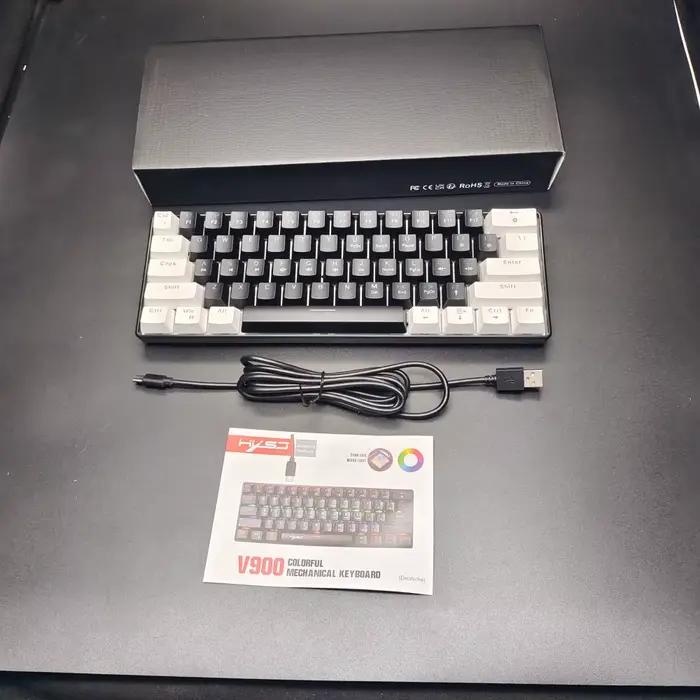 Mini clavier de jeu compact rétro4.2 RVB