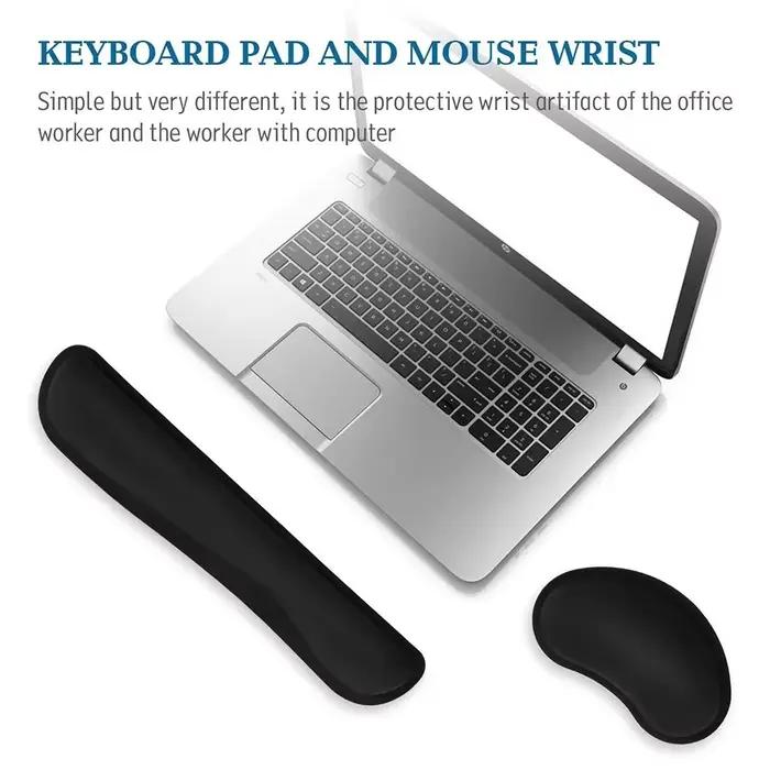 Tapis de souris antidérapant en mousse à mémoire de forme
