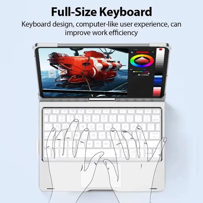 Étui pour clavier iPad Air 11 13 inch 2024 M2/2025 M3