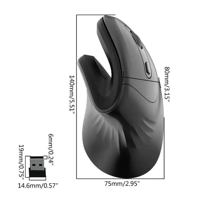 Souris ergonomique sans fil 2.4GHz