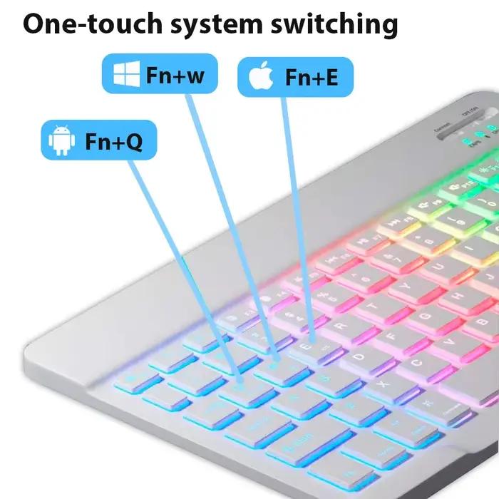 Clavier Bluetooth pour tablette Android IOS Windows