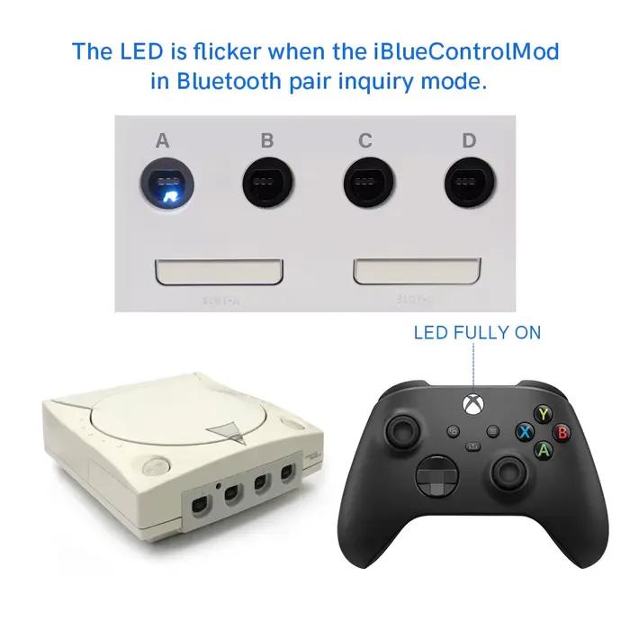 Adaptateur interne sans fil iBlueControlMod pour console SEGA Dreamcast