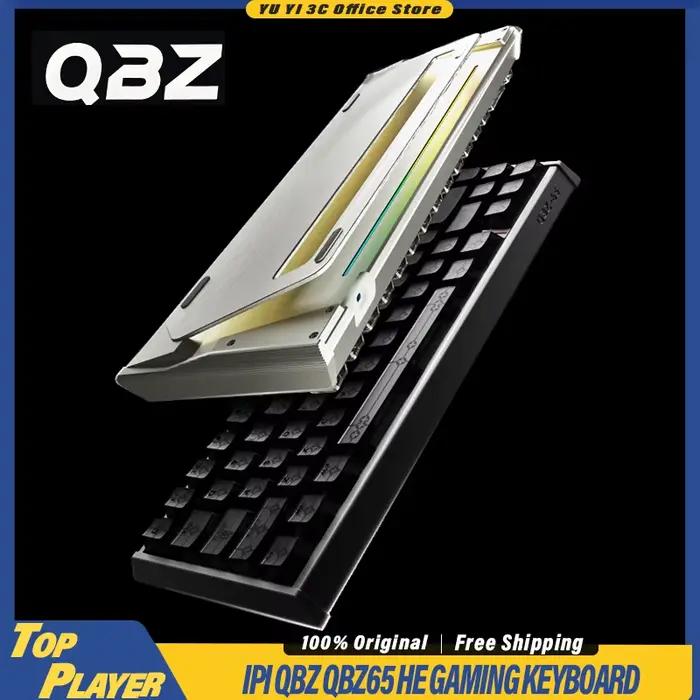 IPI QBZ65 clavier de jeu commutateur magnétique 8000Hz taux d'orientation 0.15ms Ultra faible latence RT0.01 boîtier en aluminium CNC double noyau 8K