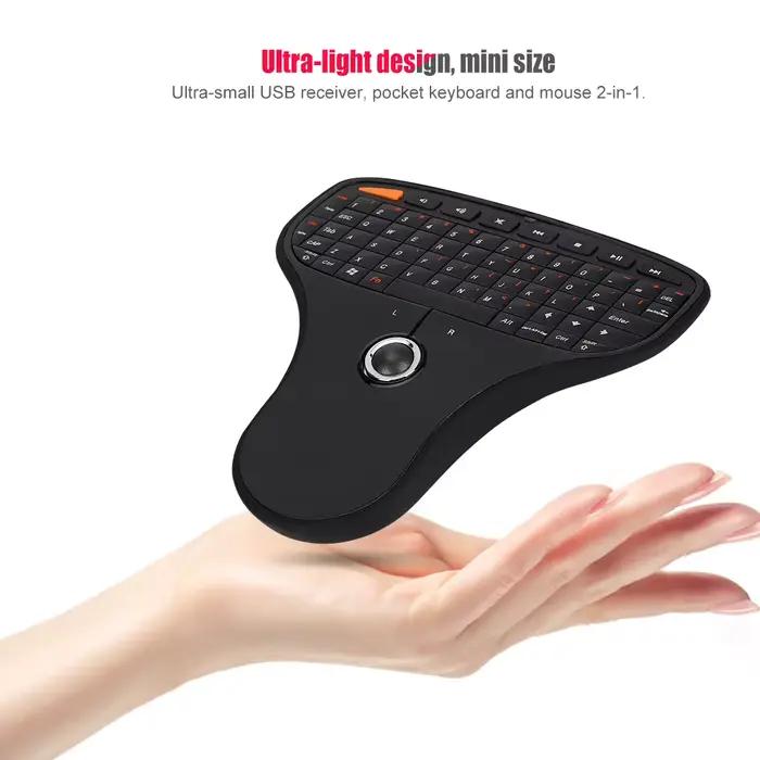 Clavier sans fil QWERTY Trackball