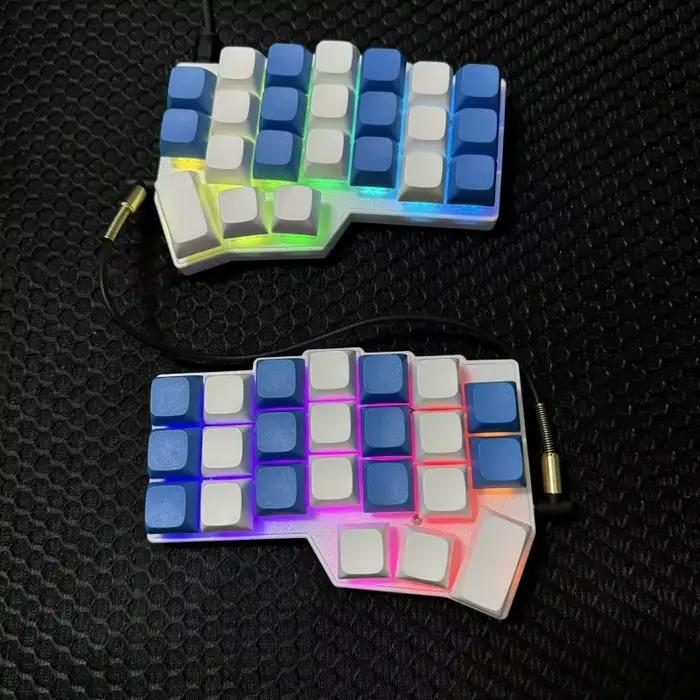 Corne V4.1 clavier fendu personnalisé monomode filaire MX axe V4 QMK/VIAL RGB échange à chaud PCB ergonomie claviers mécaniques Kit cadeau
