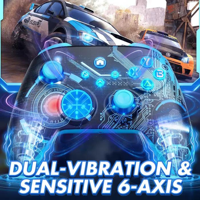 Manette sans fil pour Xbox One/Series S/X/PC avec éclairage RGB réglable