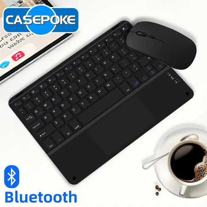 Nouveau clavier sans fil Bluetooth silencieux 2025 avec souris pour Android