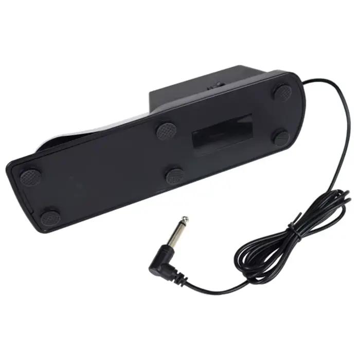 Nouvelle pédale de sustain pour piano électrique, clavier Roland Korg, orgue électronique - Pédale chromée, coque en plastique, câble de 1.5m, interrupteur à double polarité, pieds en caoutchouc