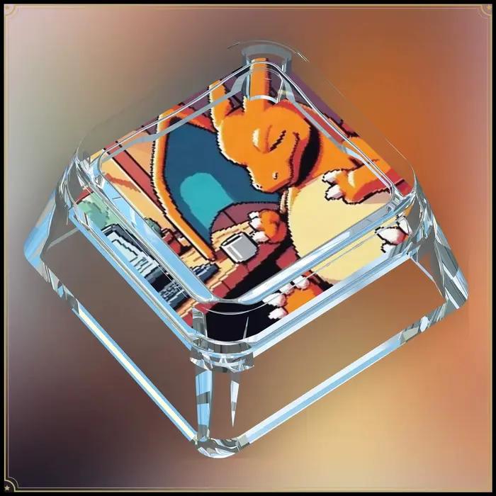 Nouvelles touches de clavier mécanique DIY PTCG Charmander Gengar Pixels