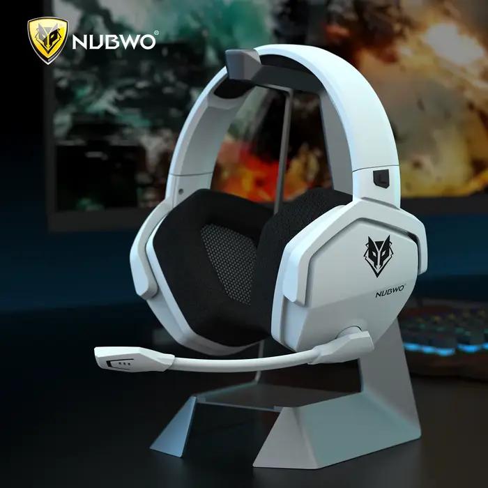 NUBWO G06 Casque de jeu double sans fil avec microphone pour PS5