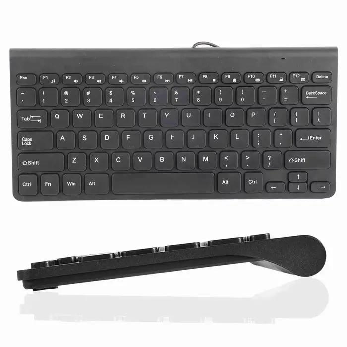 Ensemble clavier filaire USB ultra-fin et souris optique pour PC portable
