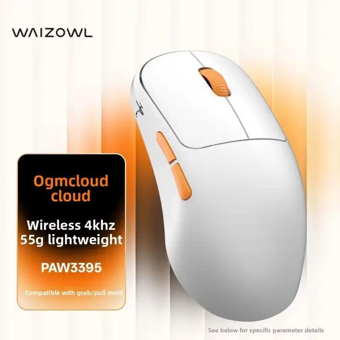 Souris de jeu sans fil Waizowl Cloud PAW3395 26K DPI