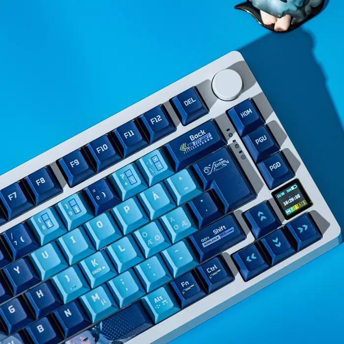 Capuchons de touches de dessin animé AZERTY