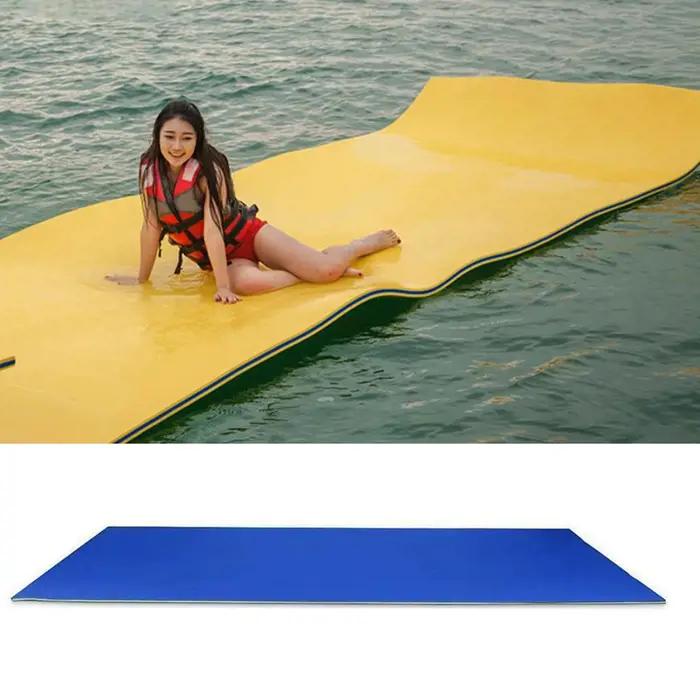 Tapis flottant coussin flottant matelas à la dérive couverture flotteur lit inclinable matelas à Air de natation accessoires de piscine 110x40x2.2cm