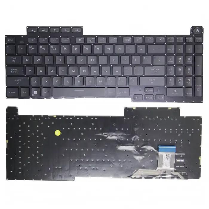 Clavier rétroéclairé US RU RGB pour Asus ROG Strix G17 G713 GL743 G713Q G713QY G713QE