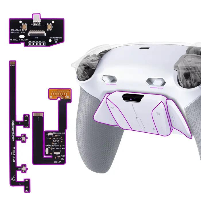 Kit de boutons arrière eXtremeRate pour manette PS5 BDM-060 RISE4 Plus MAX