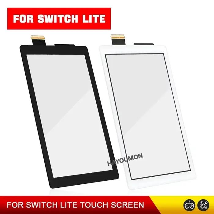 Écran tactile noir et blanc pour console de jeu Switch Lite