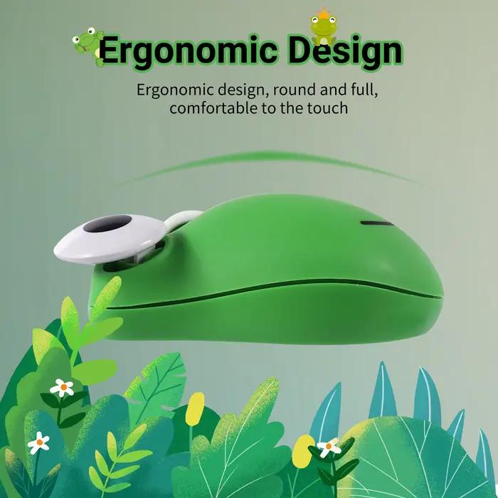 Souris grenouille mignonne sans fil