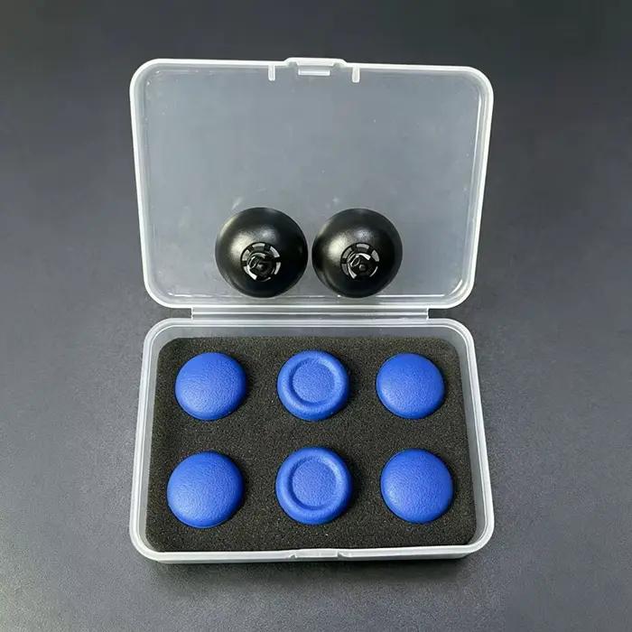 1 Ensemble de capuchons de joysticks métalliques (haute et basse) et de boutons arrière (paddles) de remplacement pour manette de jeu PS4 PS5 Edge Elite