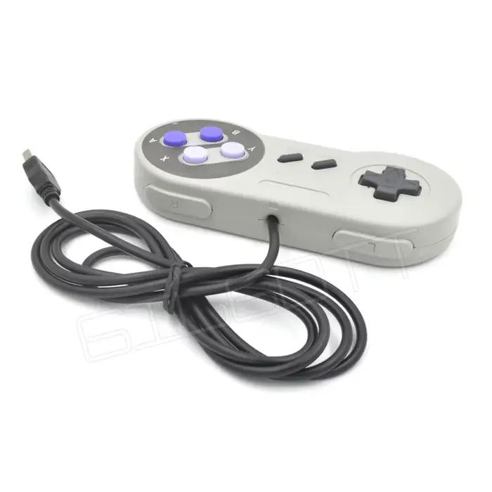 1 pièces filaire Super USB contrôleur manette manettes classique Joypad pour Nintendo SNES jeux Windows PC MAC ordinateur